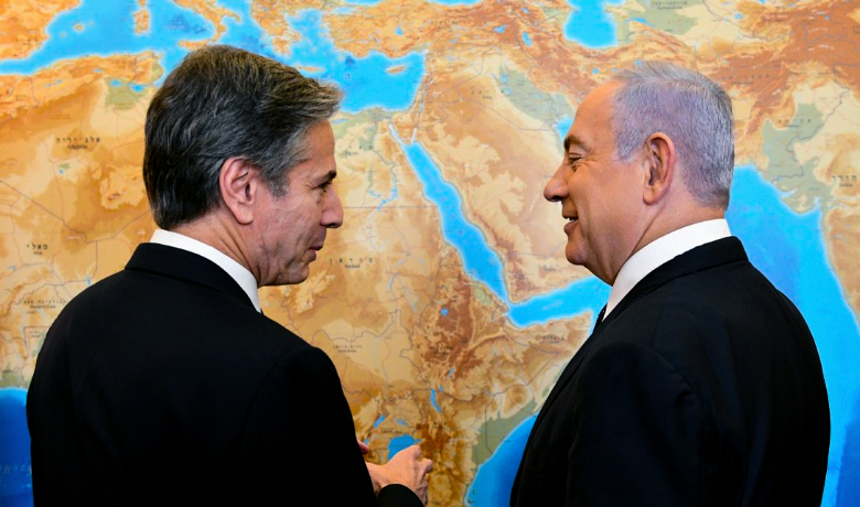Blinken ve Netanyahu'dan olay fotoğraf