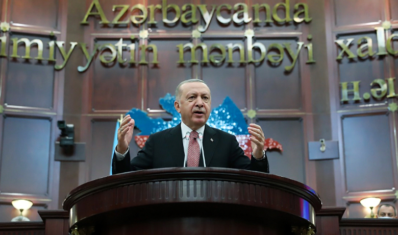 Erdoğan'dan Azerbaycan'ı coşturan konuşma