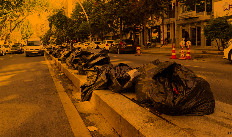 CHP'li Çankaya'da çöp krizi yaşanıyor