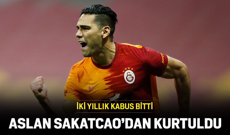 Galatasaray'da Falcao kabusu sona erdi