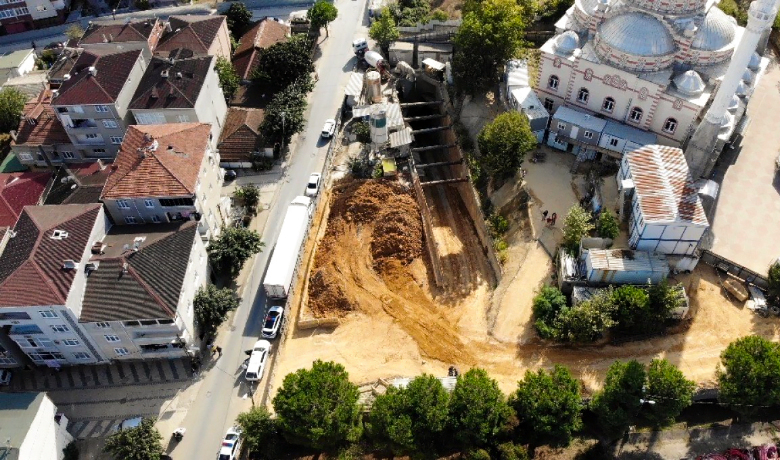 Sancaktepe'de İBB metro inşaat alanı çöktü
