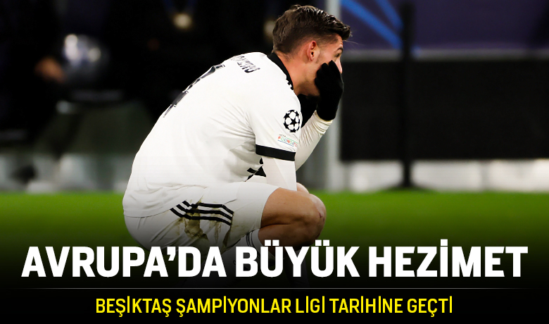Beşiktaş Şampiyonlar Ligi'nde sıfır çekti