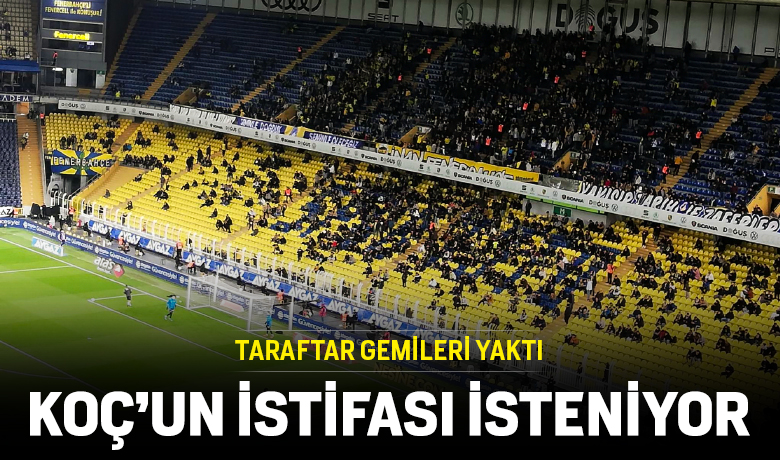 Fenerbahçe taraftarı Ali Koç'un istifasını istedi