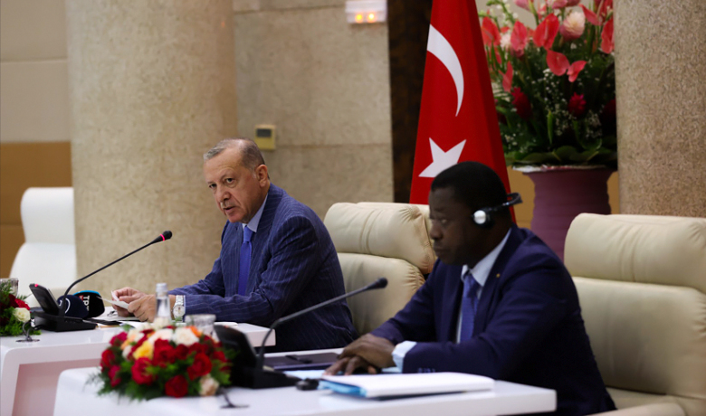 Erdoğan'ı Togo'da şaşkına çeviren karşılama